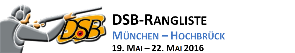 Info: 1. DSB – Rangliste 2016 in München